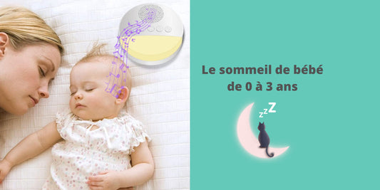Le sommeil de bébé de 0 à 3 ans