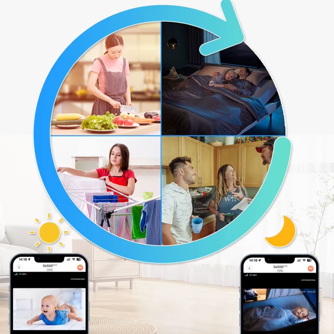 babyphone camera surveillance jour et nuit