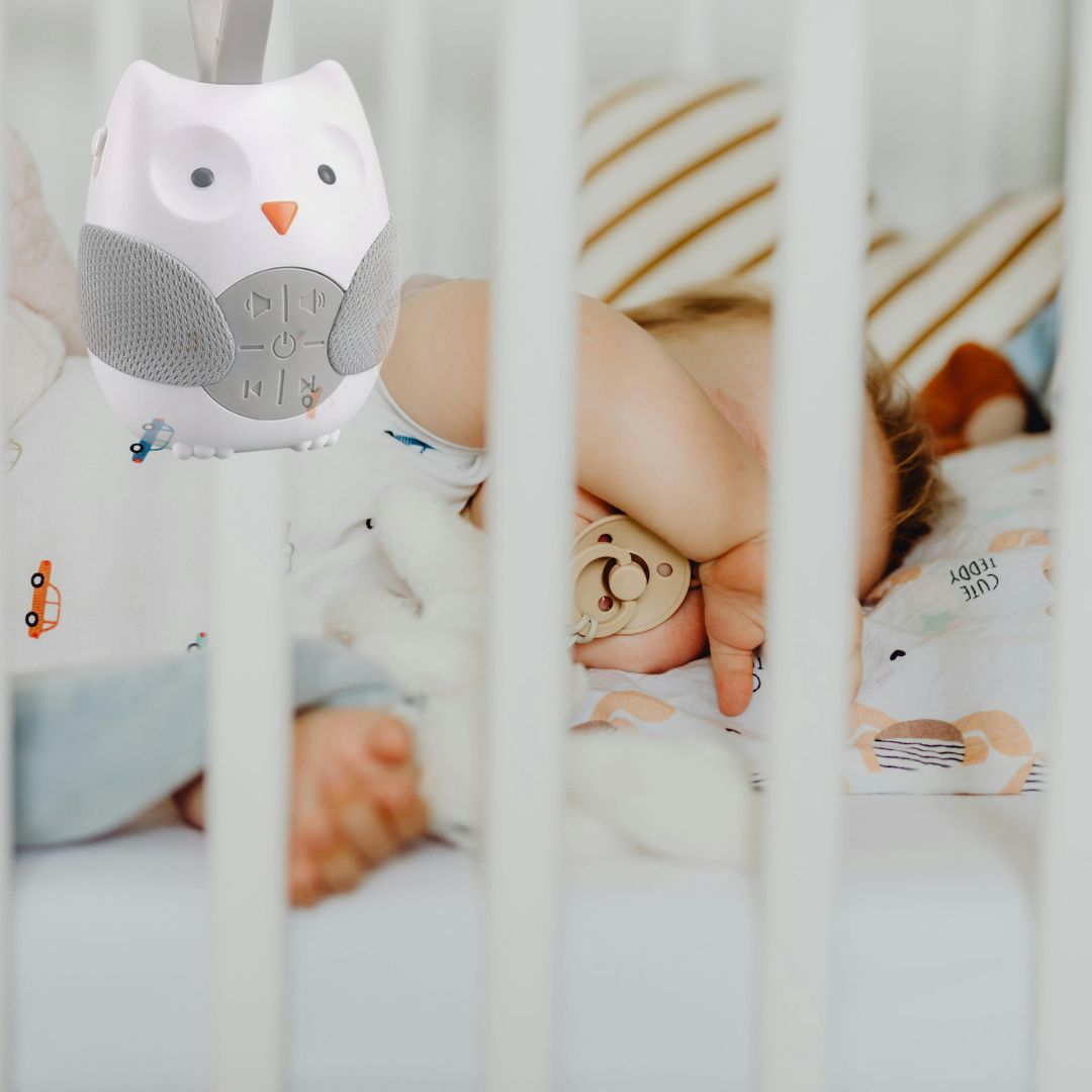 bruit blanc bebe hibou accroche barreaux