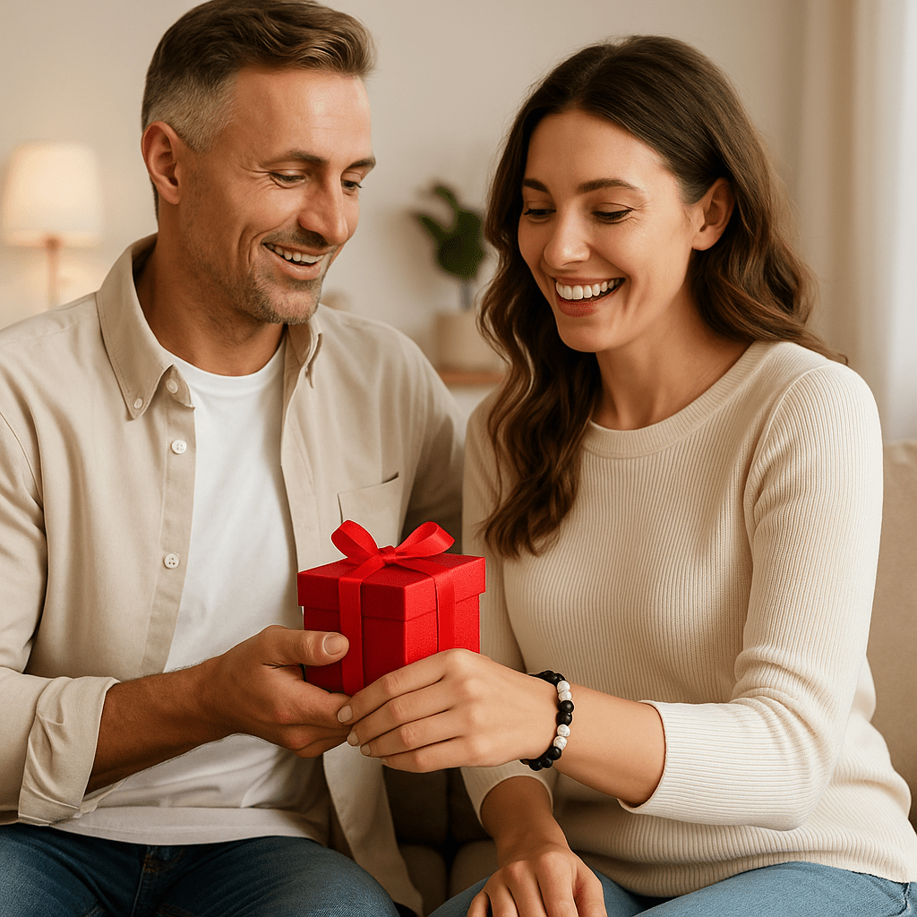 cadeau maman bracelet yin yang equilibre