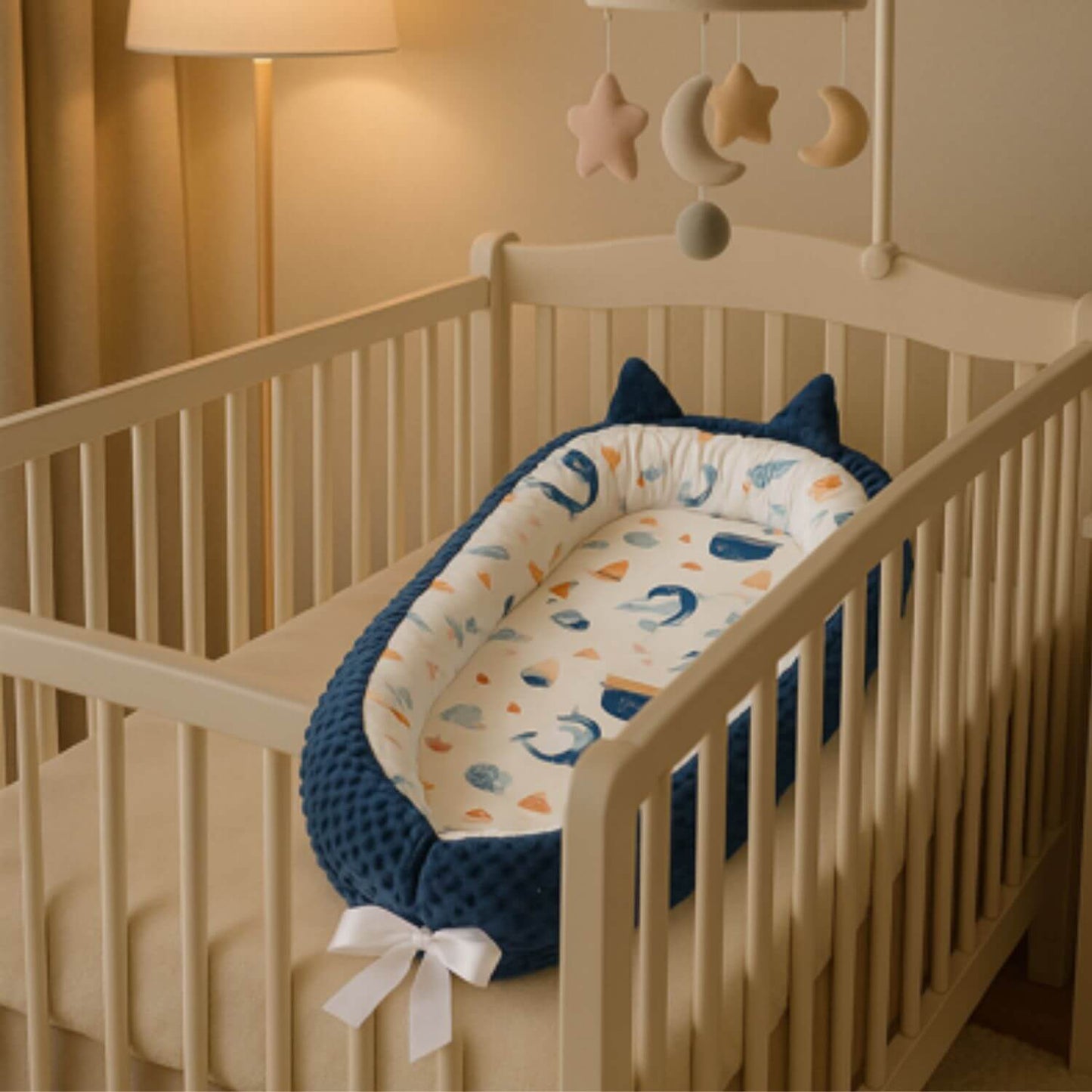 nid dange bleu lit bebe