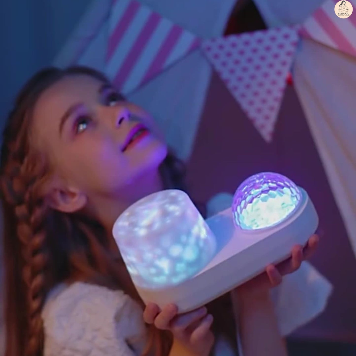 veilleuse bebe projection plafond fille