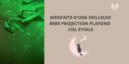 BIENFAITS D’UNE VEILLEUSE BEBE PROJECTION PLAFOND CIEL ETOILE