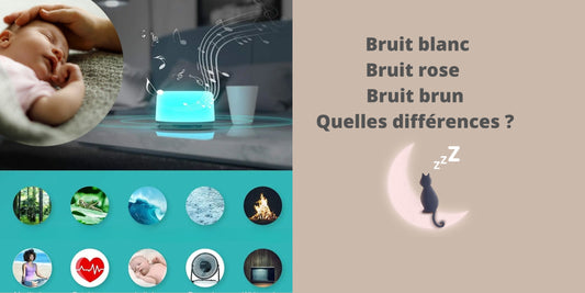 Bruit blanc, bruit rose, bruit brun : quelles différences ?