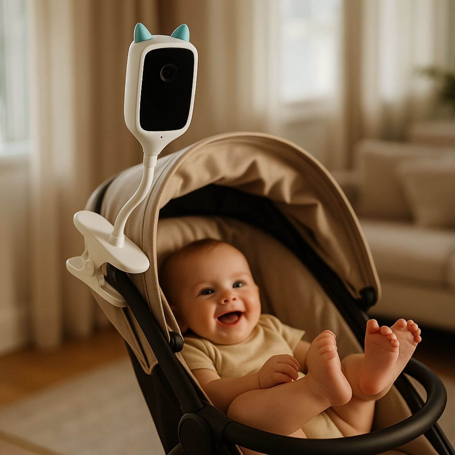 Babyphone caméra - ClipyCam Besdodo