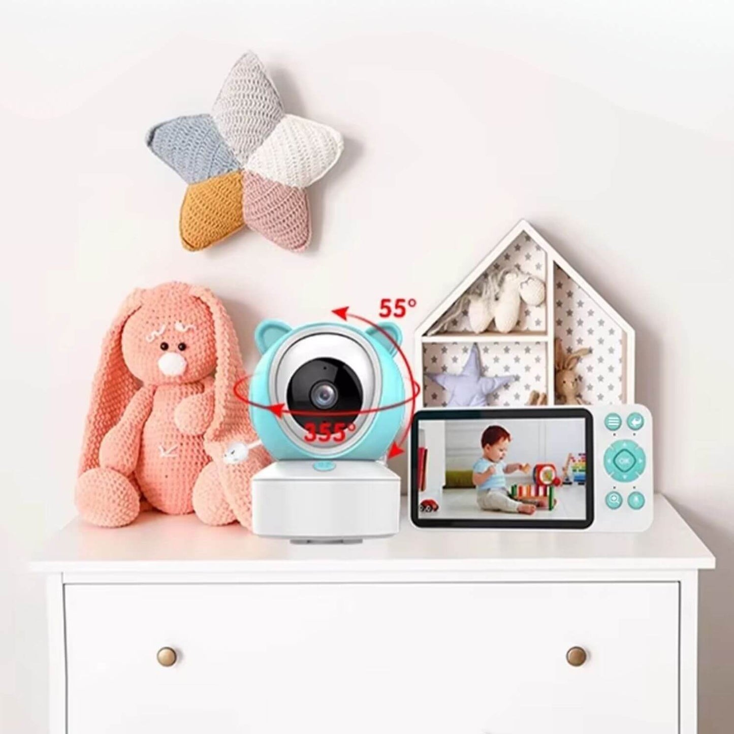 babyphone camera funvision grand angle