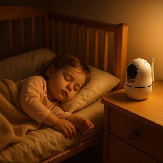 babyphone double camera duozen fille dort