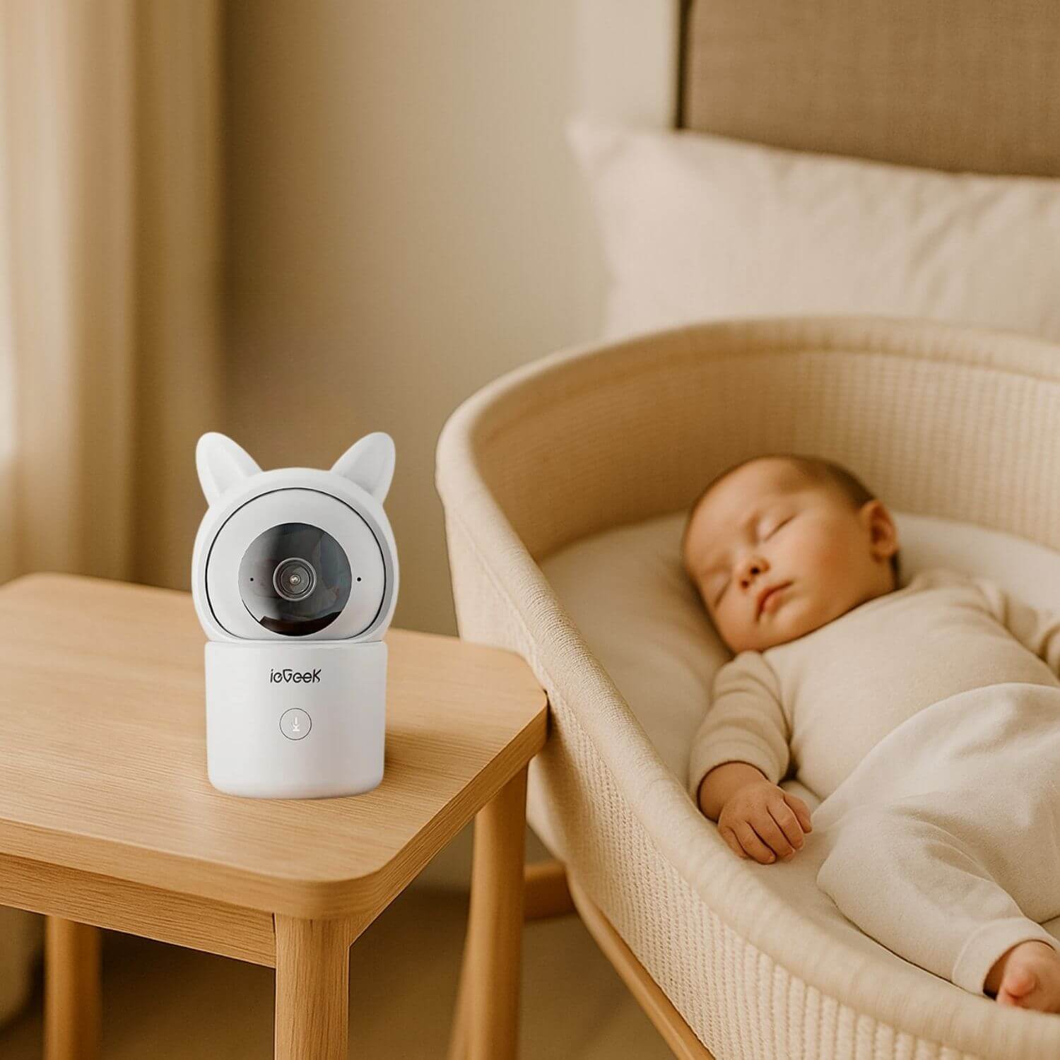 babyphone double camera vistaduo bebe dort