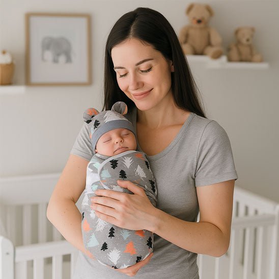 bebe calme couverture emmaillotage babynest