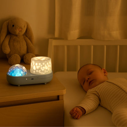 bebe dort avec veilleuse bebe projection plafond gentle ocean