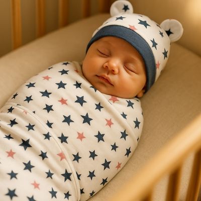 bebe serein sommeil facile couverture emmaillotage