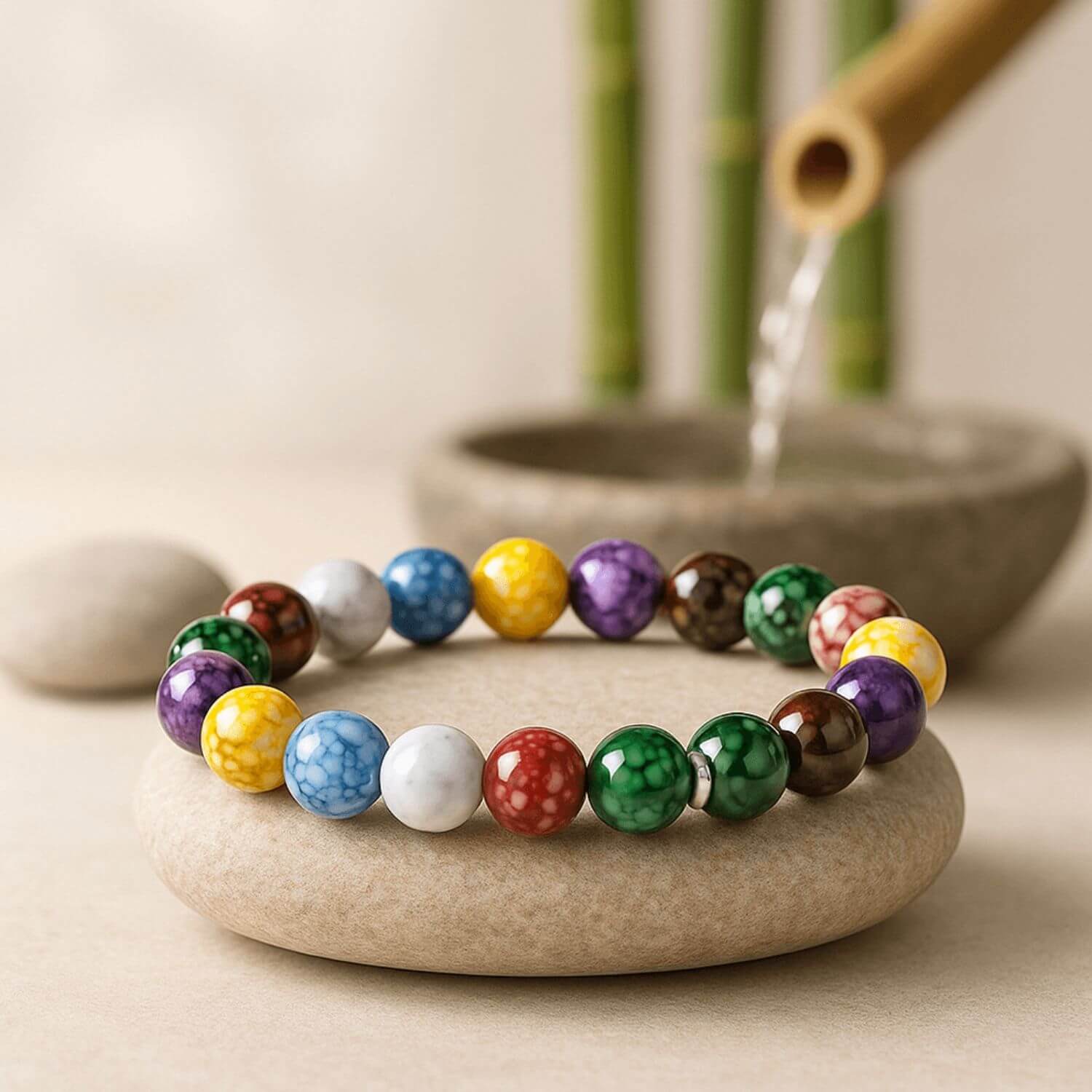 bracelet chakras cadeau maman anniversaire