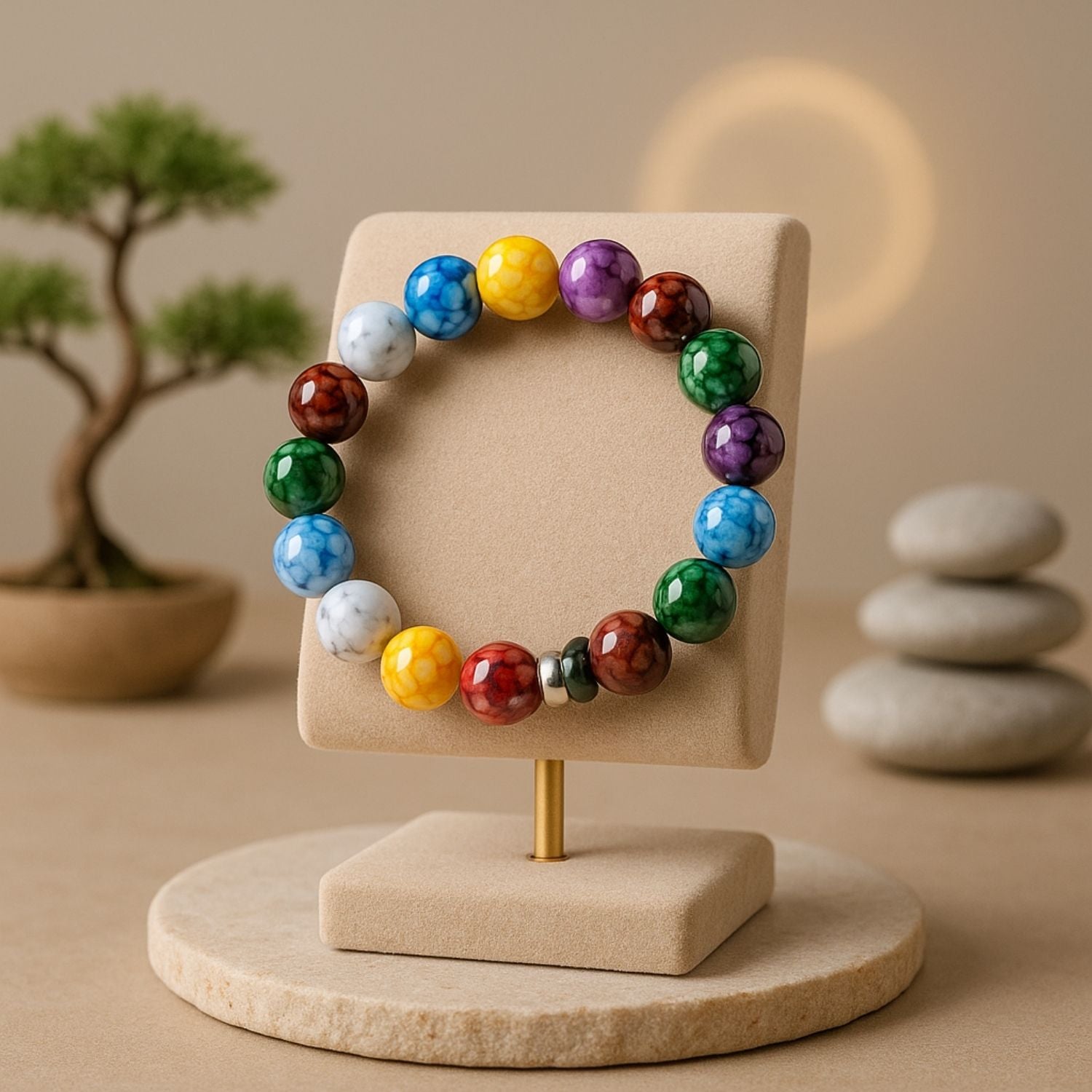 bracelet chakras cadeau maman enceinte