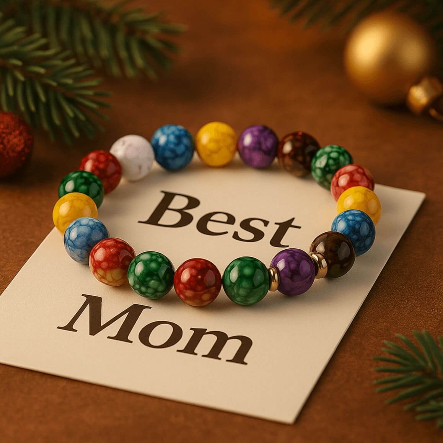 bracelet chakras cadeau maman noel