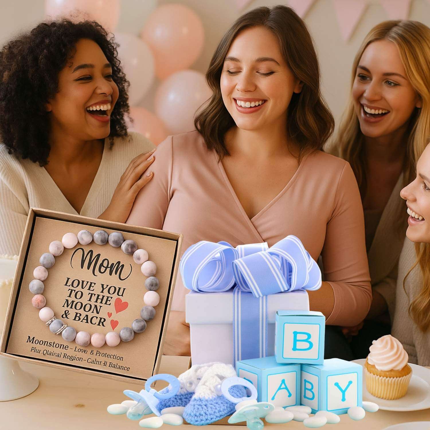 cadeau femme enceinte babyshower amies bracelet symbolique