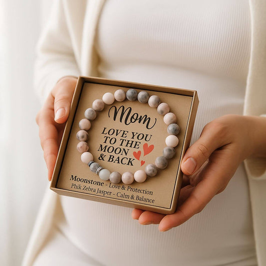 cadeau femme enceinte bracelet pierre naturel original grossesse