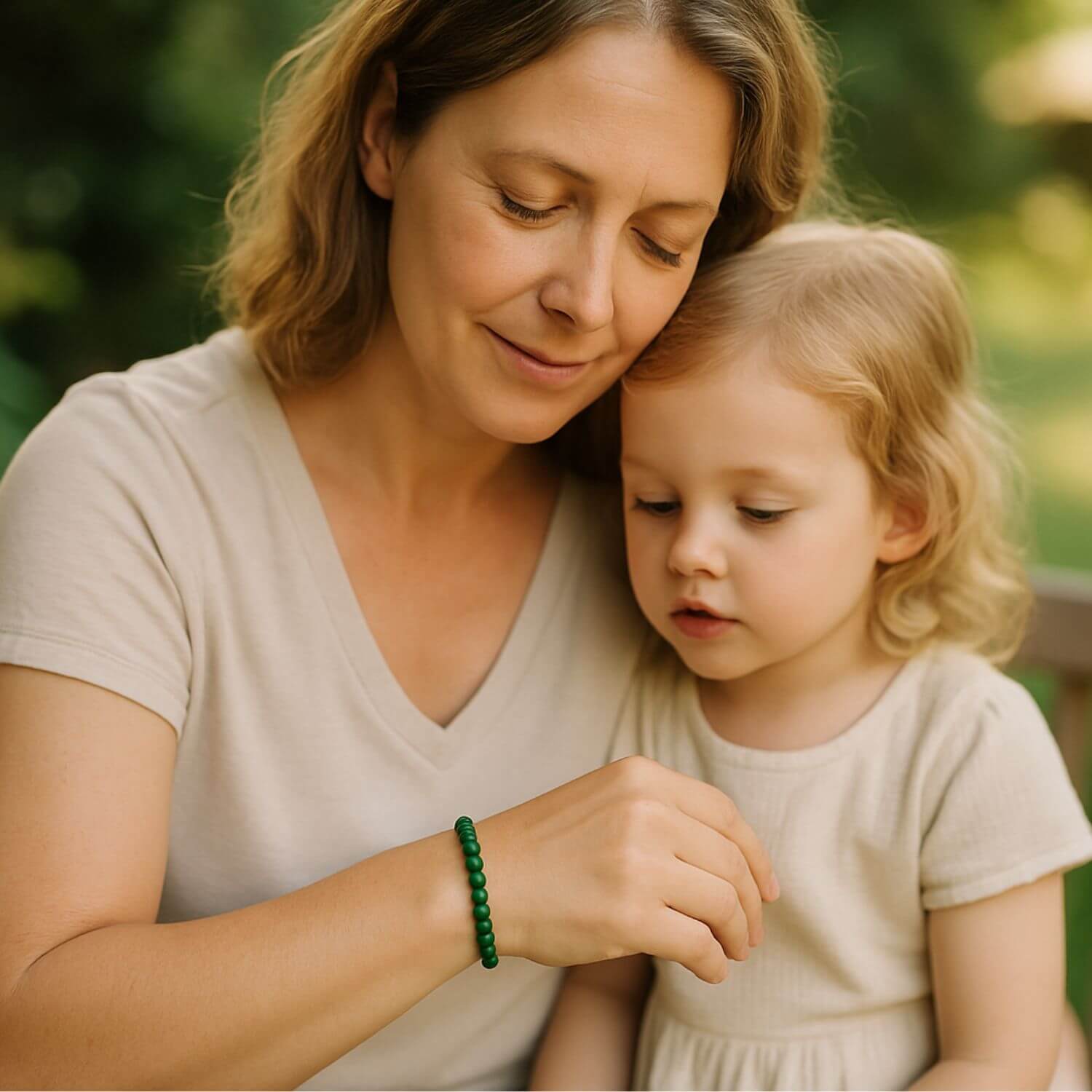 cadeau maman fille heureuse bracelet merci