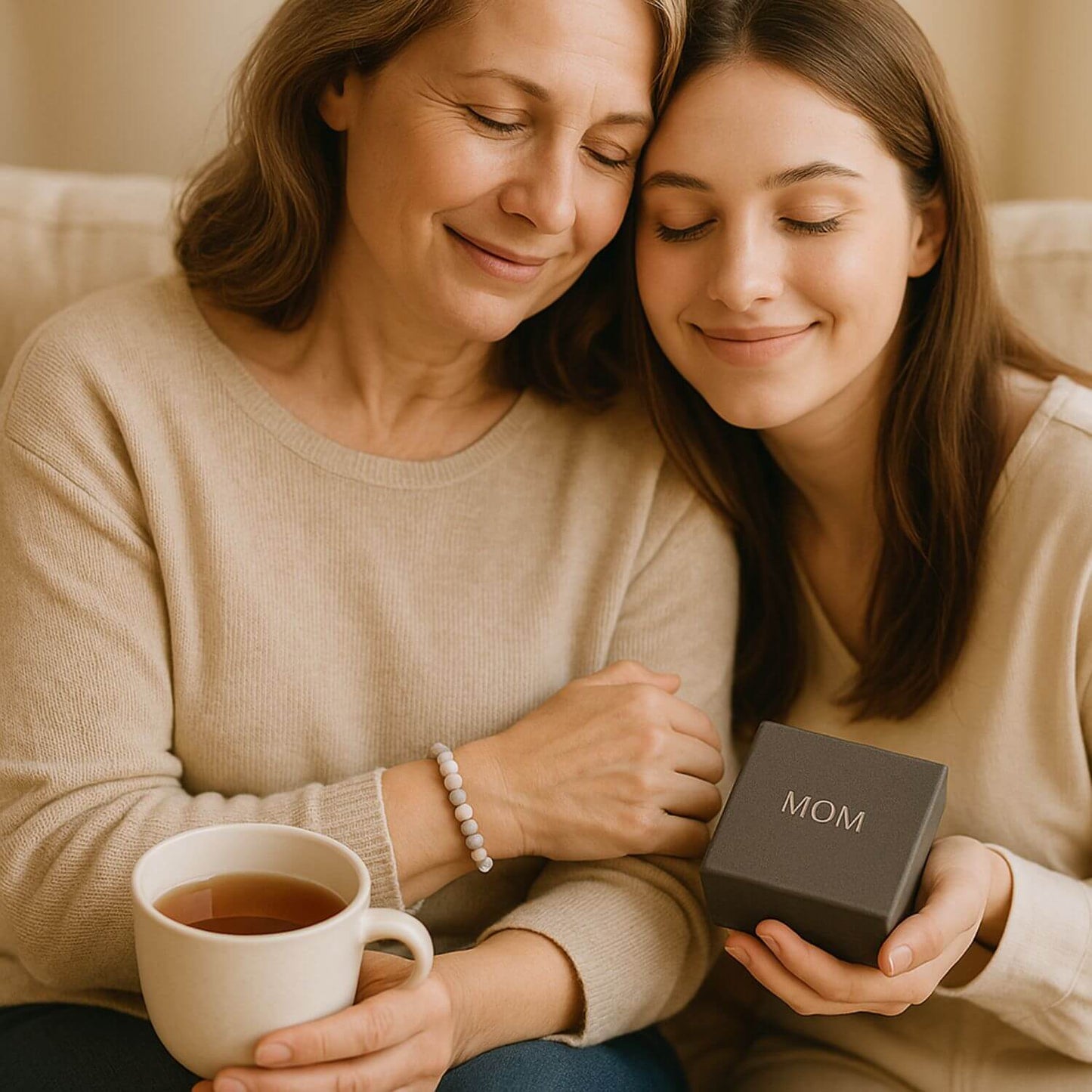 cadeau maman fille offre bracelet merci
