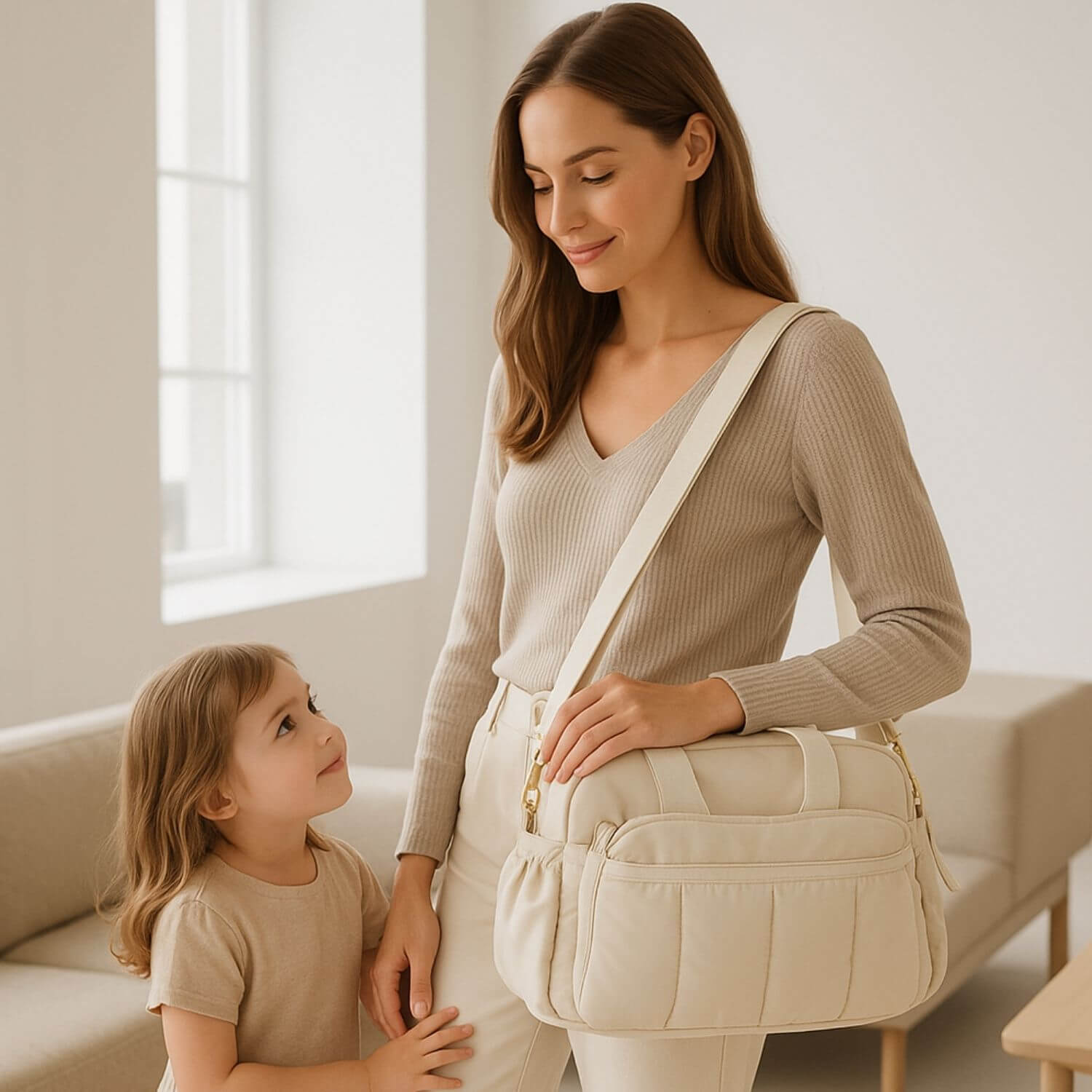 Cadeau pour une jeune maman ǀ Sac à langer Naya™ Besdodo