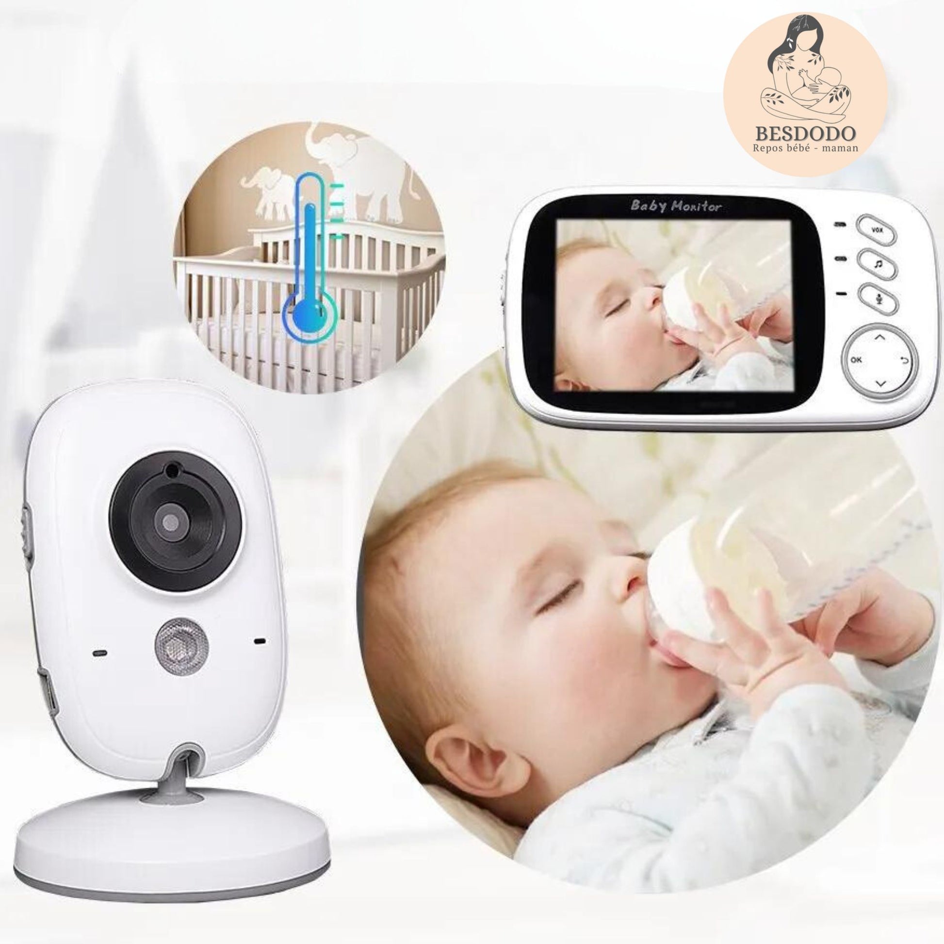 Camera surveillance bebe ǀ Baby Move™ – Besdodo
