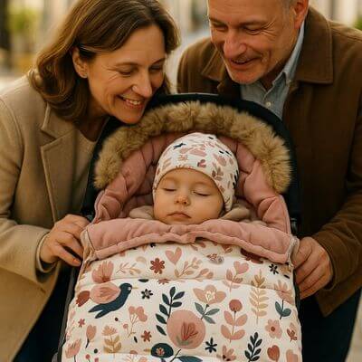 chanceliere bebe coupe vent bebe grands parents