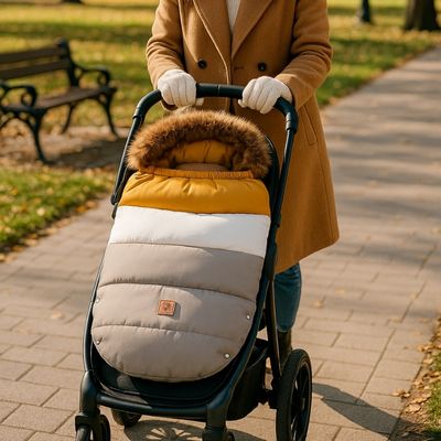 CHANCELIERE POUSSETTE ǀ Flanelle Besdodo