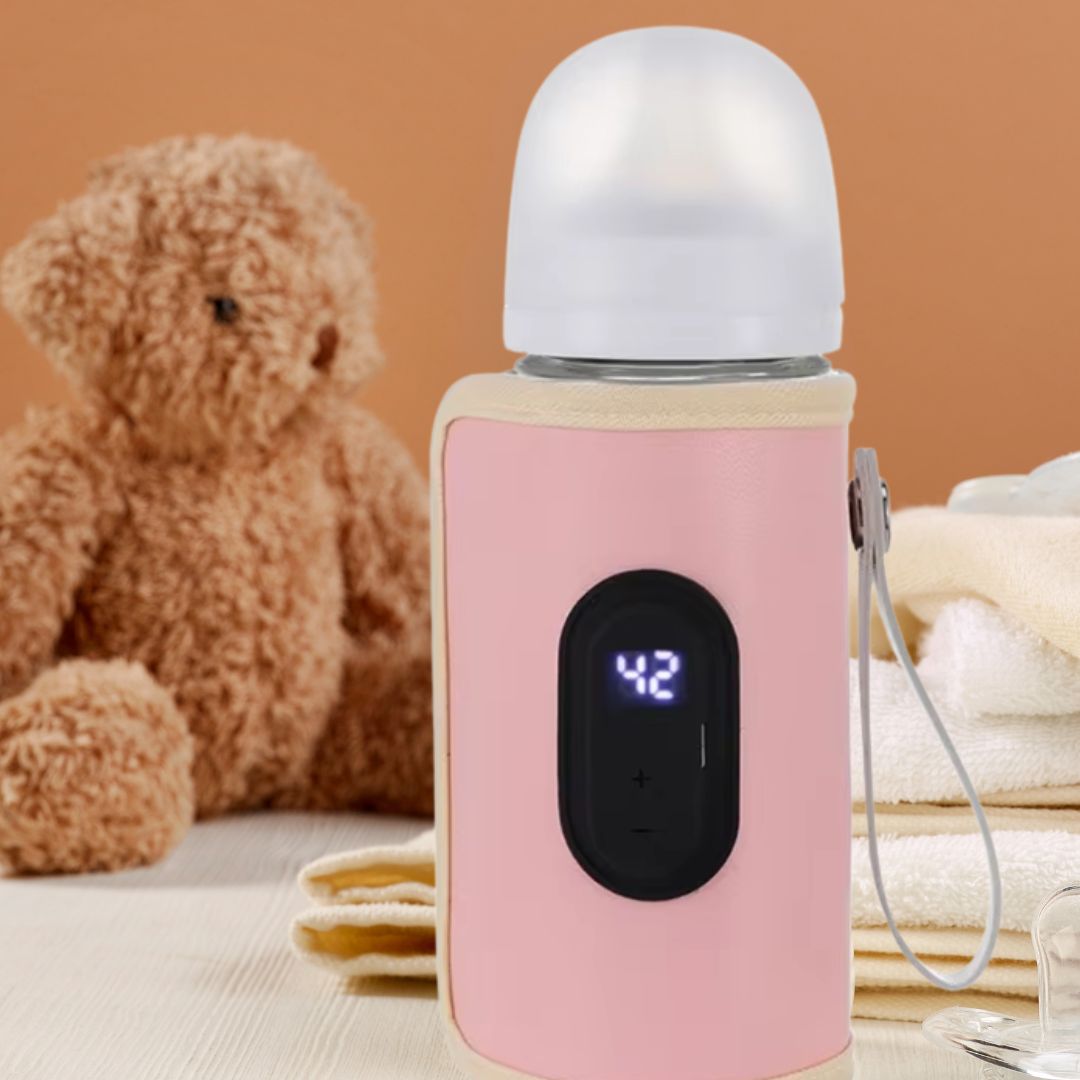 chauffe biberon nomade rose