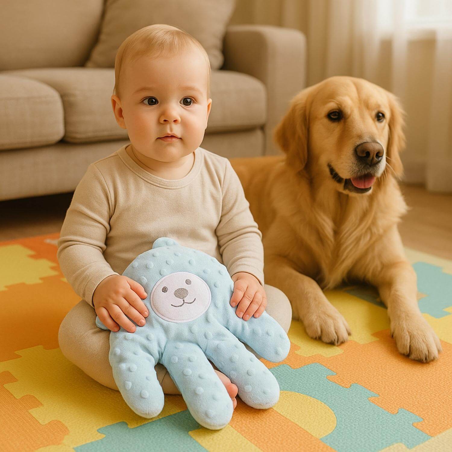 coussin bebe apaisant enfant calme