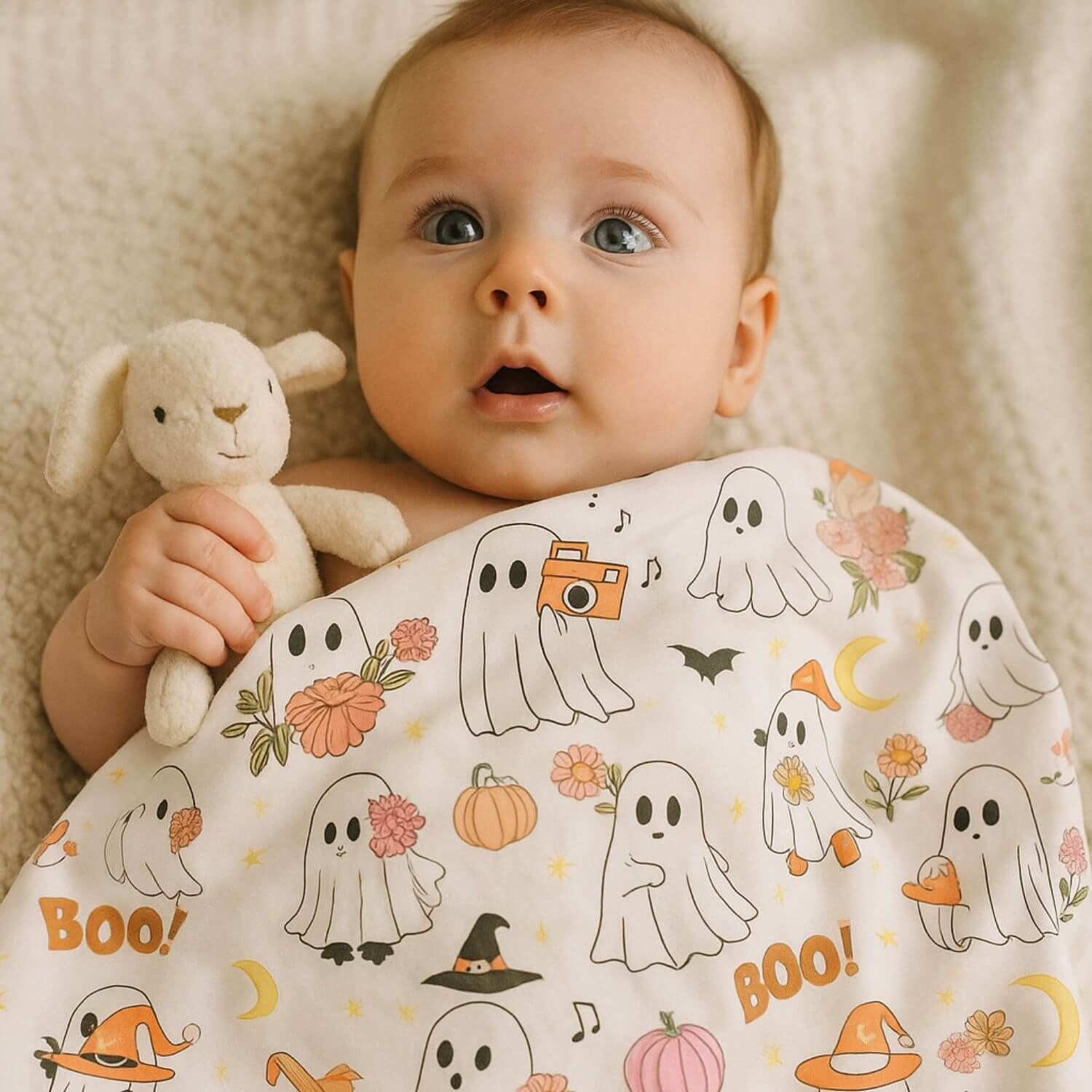 couverture bebe halloween enfant confortable