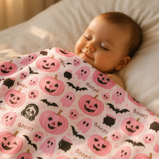 couverture bebe halloween garcon dort