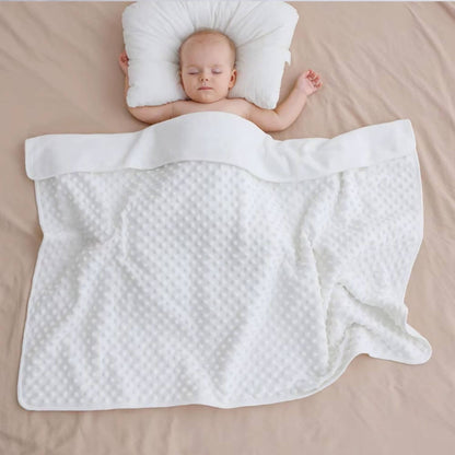 couverture bebe hollidays blanche souple