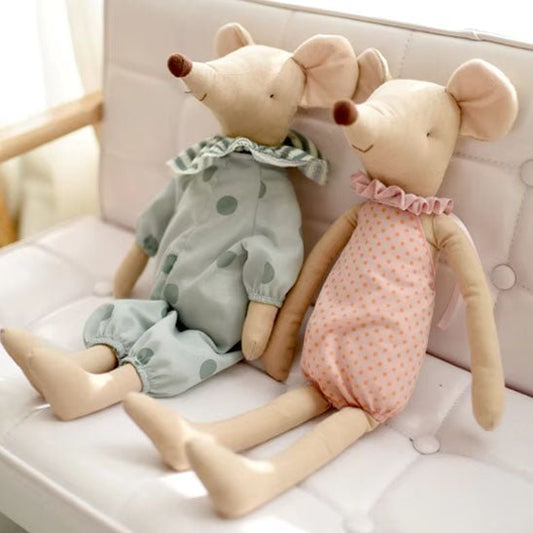 doudou bebe souris duo