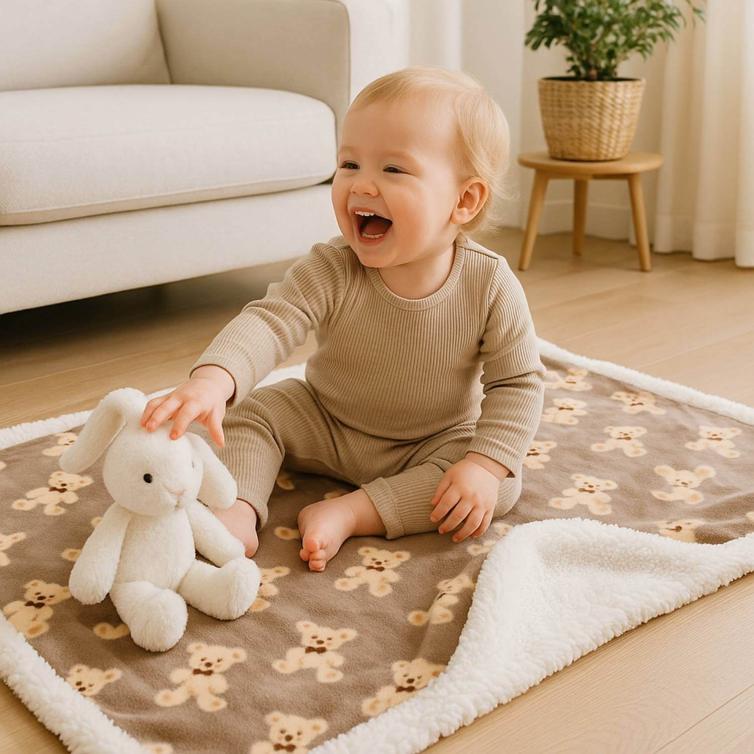enfant assis couverture bebe dasy