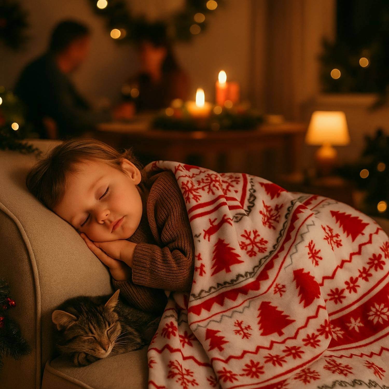 enfant dort couverture bebe noelly douce