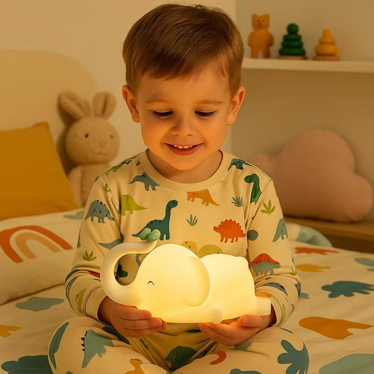 enfant heureux veilleuse enfant eleon