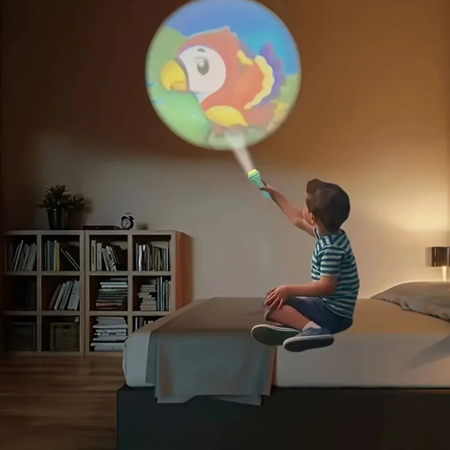 enfant projette papa enfant veilleuse bebe projection plafond