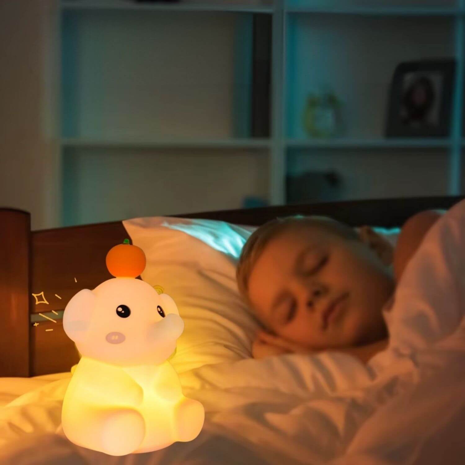 enfant securite sommeil veilleuse enfant elephant max
