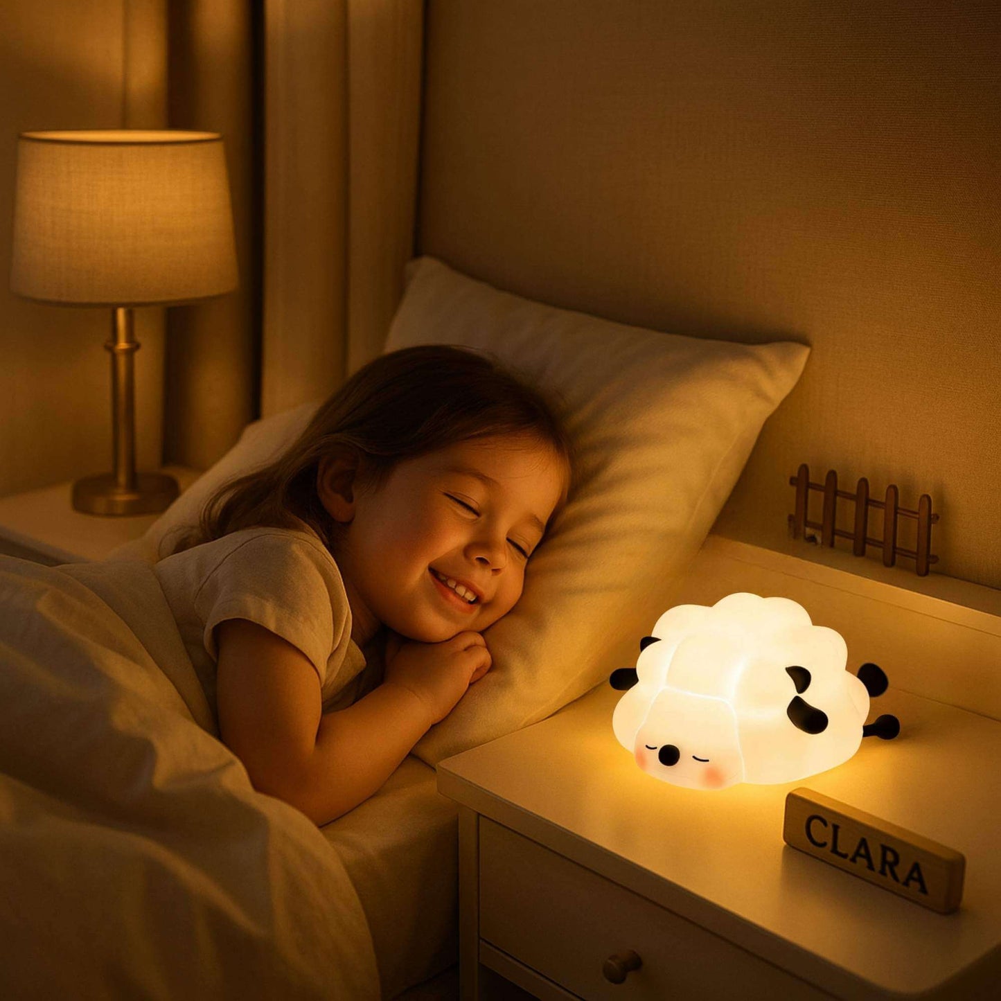 fille reve veilleuse enfant odilion