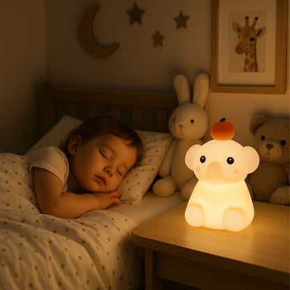 garcon dort serein veilleuse enfant elephant max