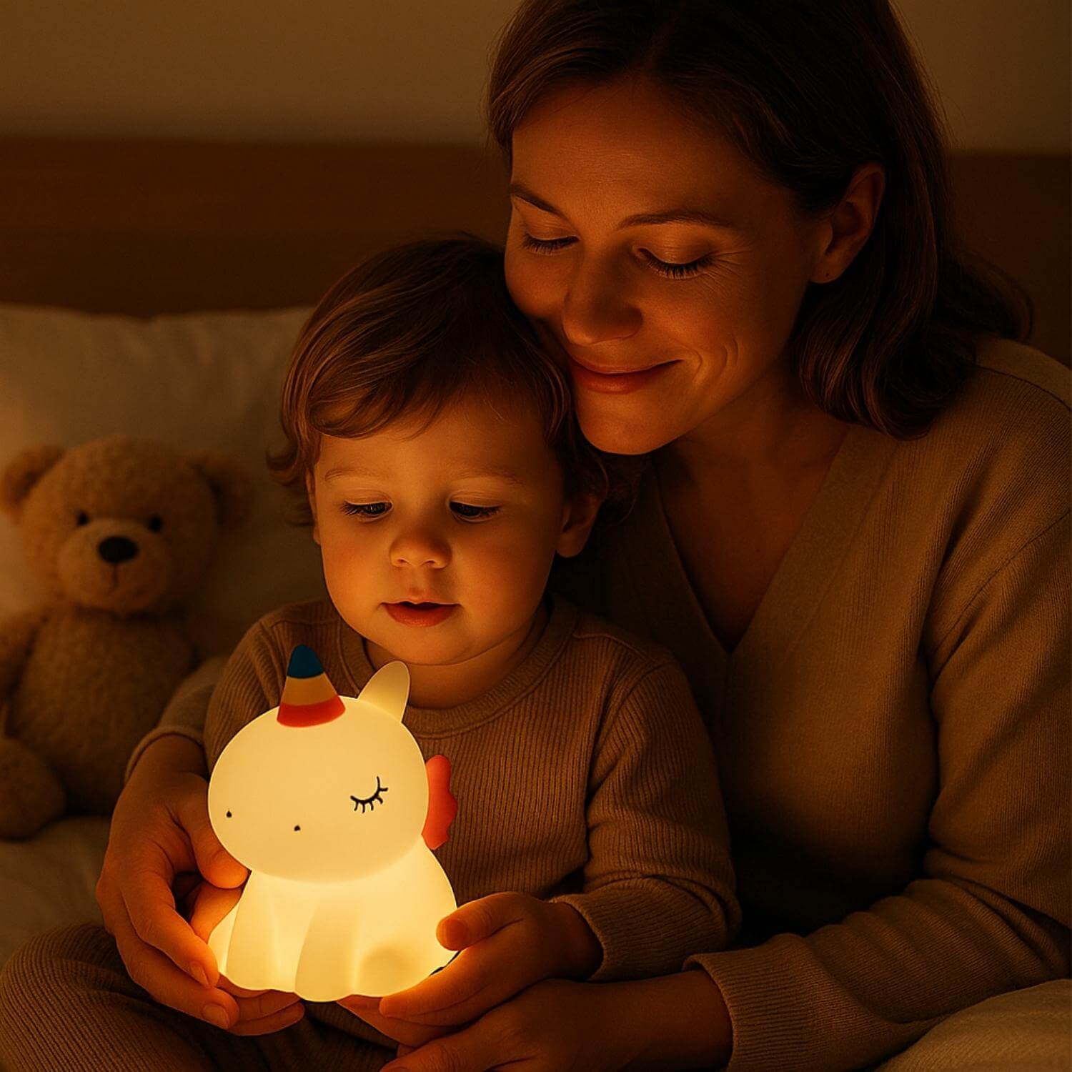maman bebe sereins veilleuse enfant licorne dasy