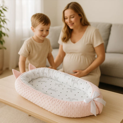 maman enfant heureux nid dange pour bebe