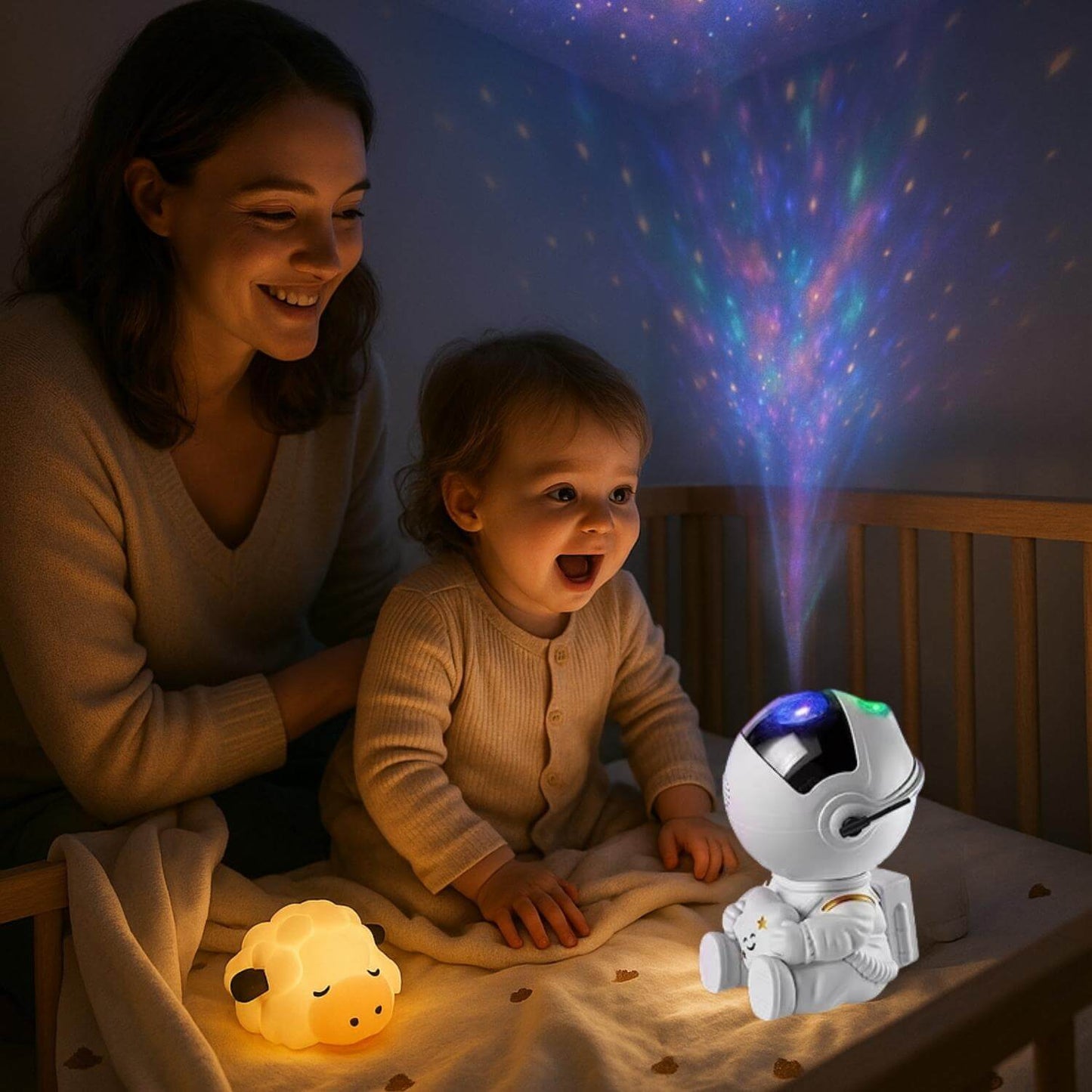 meilleure veilleuse enfant maman bebe heureux