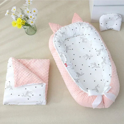 nid dange rose couverture assortie cadeau