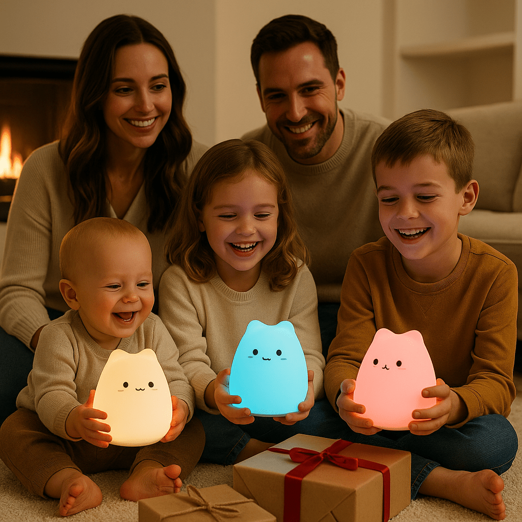 pack cadeau noel anniversaire veilleuse bebe catsun