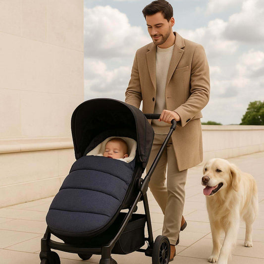 papa balade chanceliere bebe zephir enfant dort