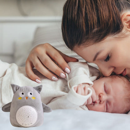 peluche bruit blanc hibou nature