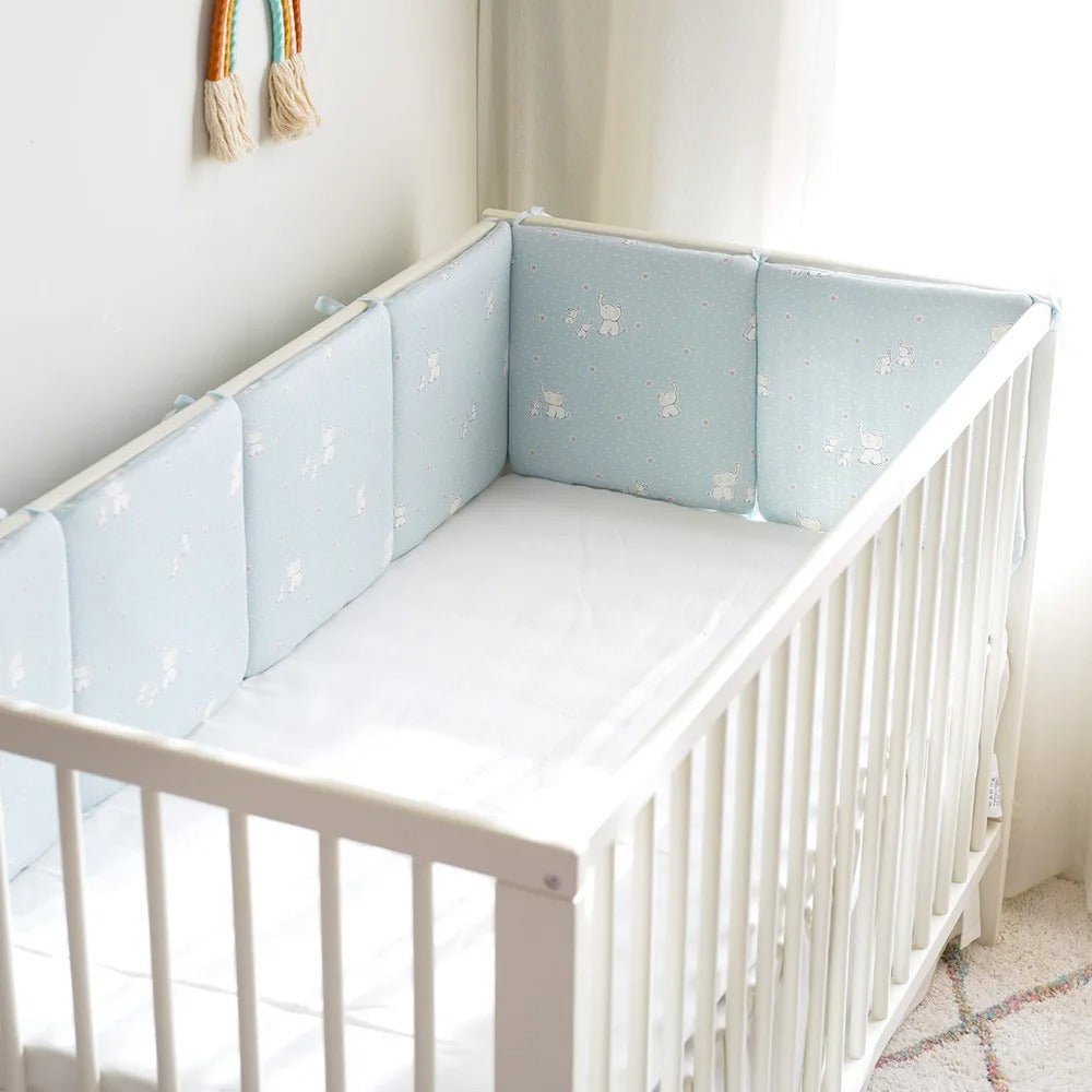 Tour de lit bébé - Bleu Besdodo
