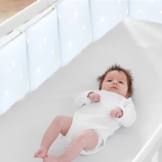 Tour de lit bébé - Bleu Besdodo