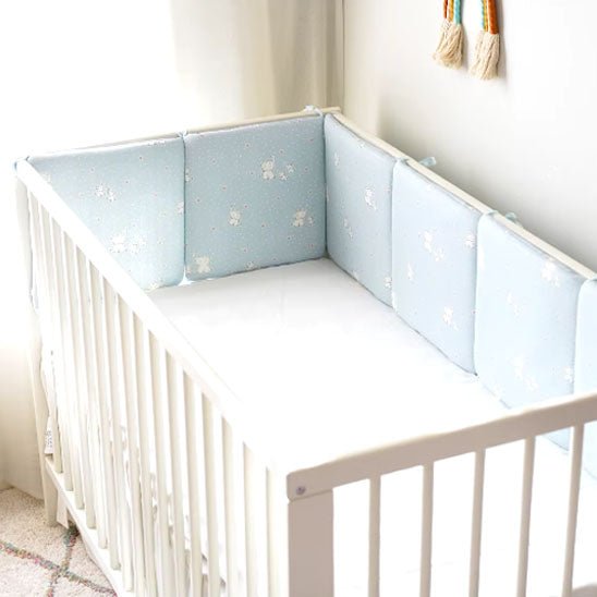Tour de lit bébé - Bleu Besdodo