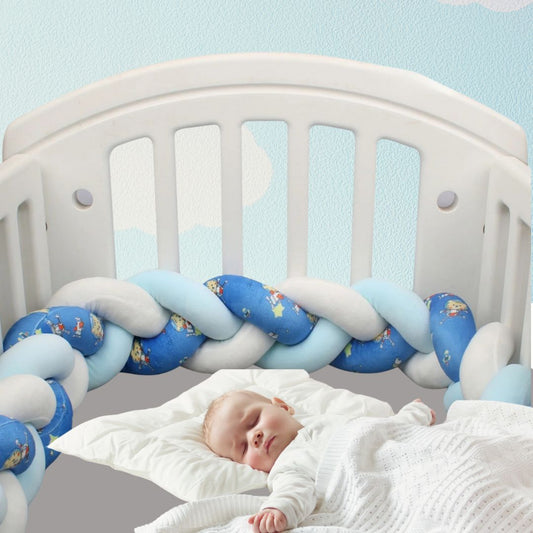 tour de lit tresse hypoallergenique bebe sensible 